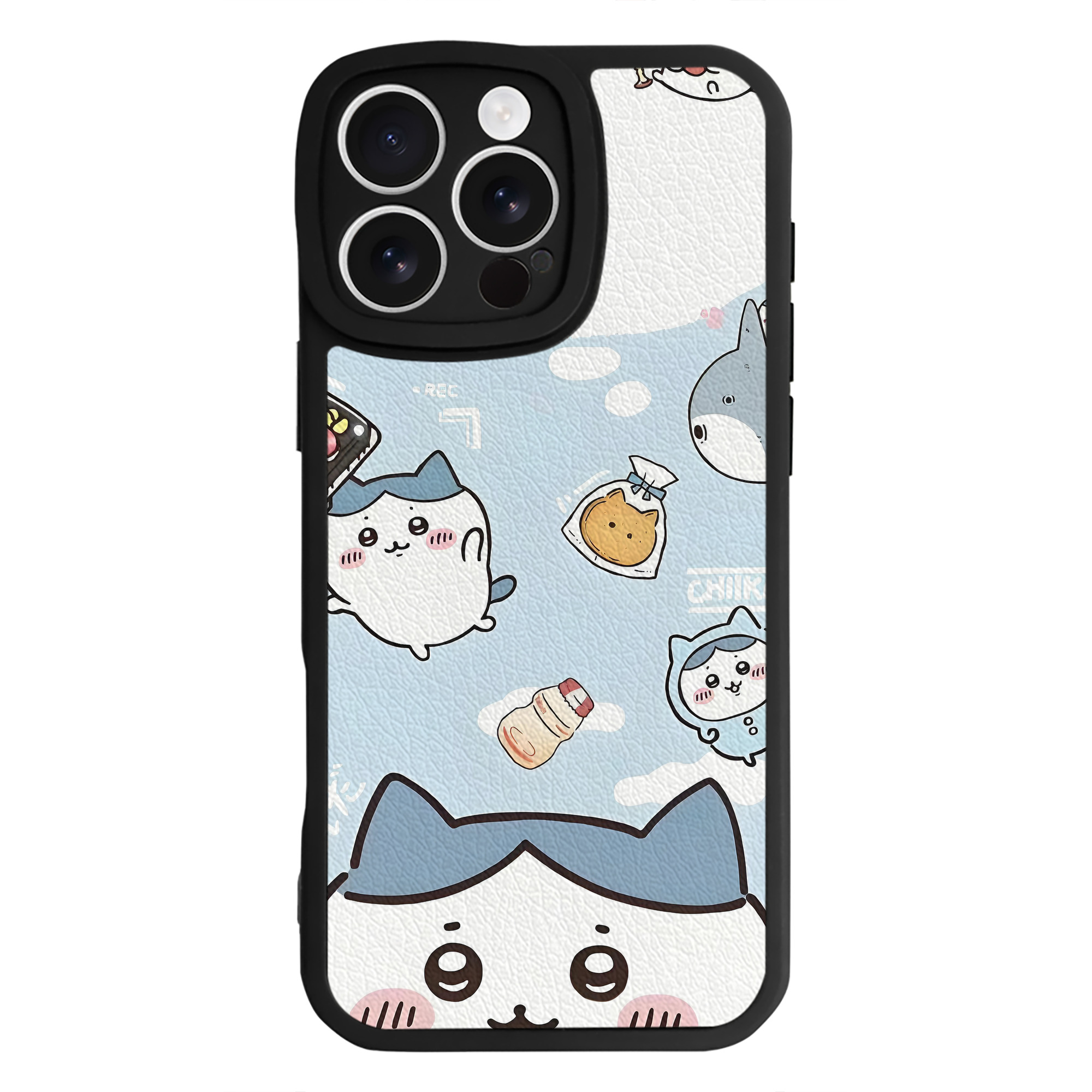（画像用） ちいかわ Chii-kawa 【iPhone 16シリーズ対応】シリコンスマホケース（レザー調） 材質：シリコン